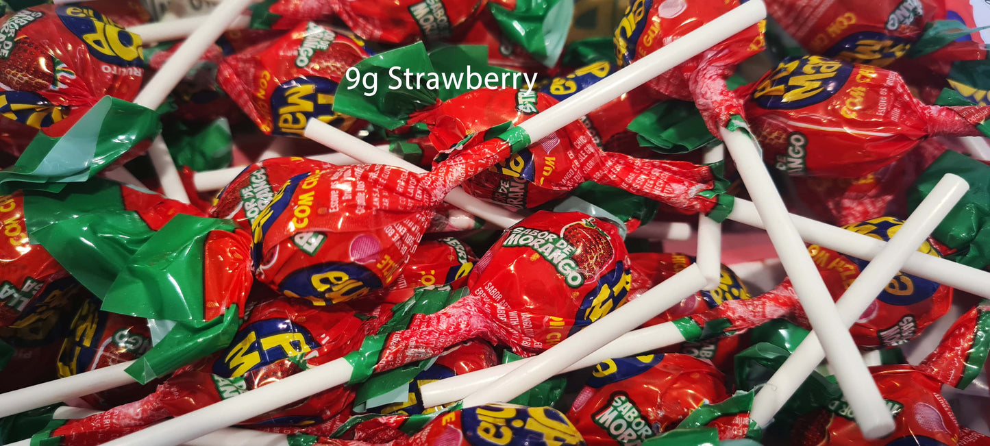 Pop Mania Lollipops 9g - Strawberry x 55ct