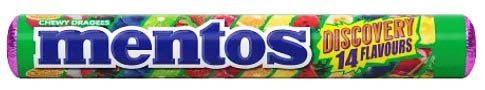 Mentos Roll Discovery 37.5g x 40ct