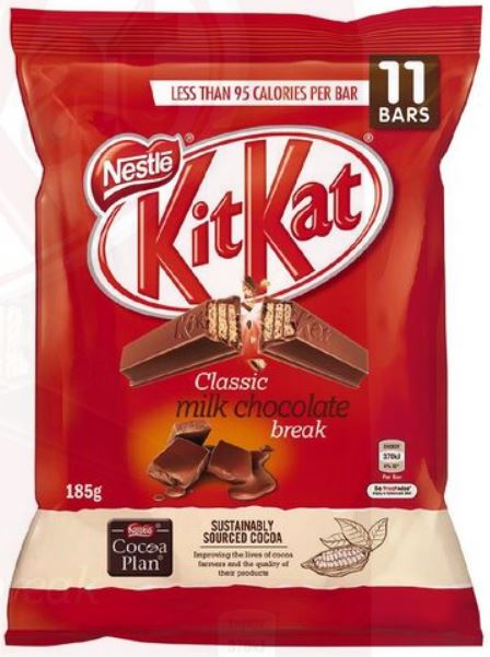 Sharepack - Kit Kat - 11 bars in bag 12 bags per box