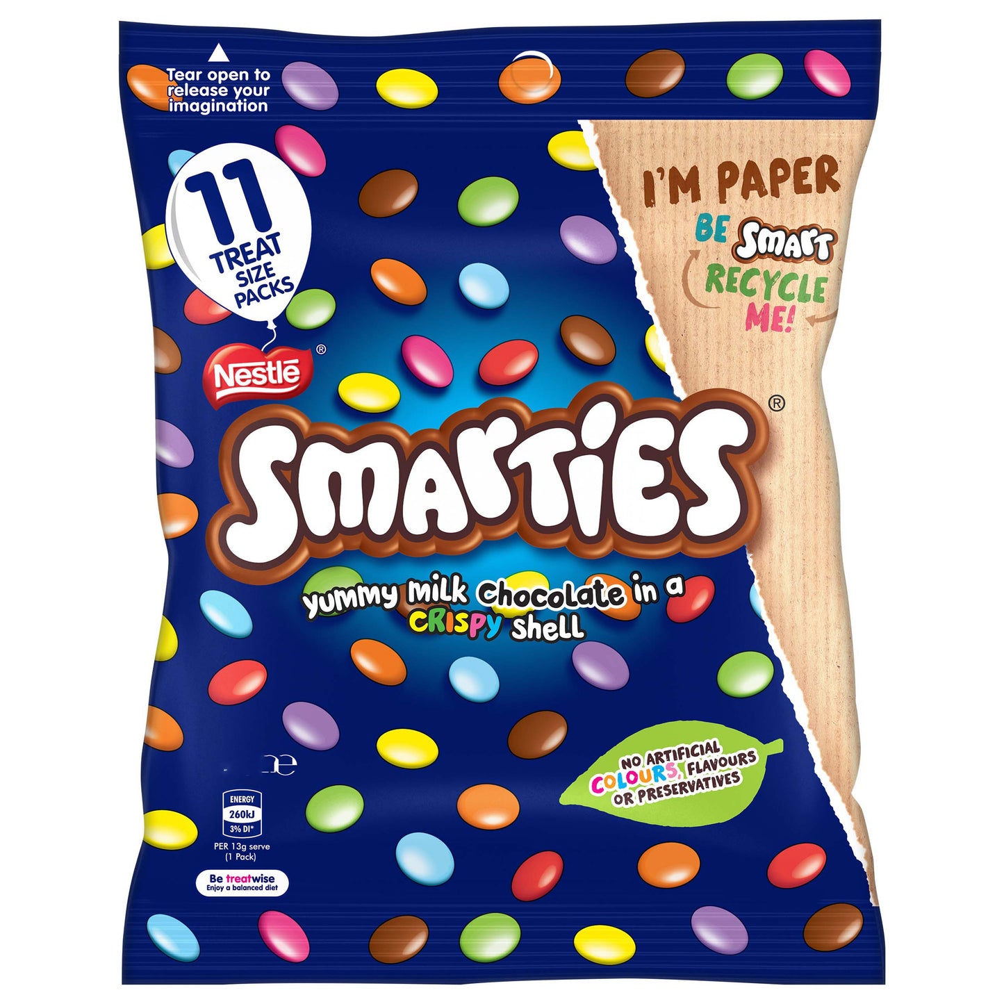 Sharepack - Smarties - 11 bars in bag 10 bags per box