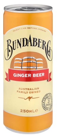 Bundaberg Can Ginger Beer 250ml x 24ct