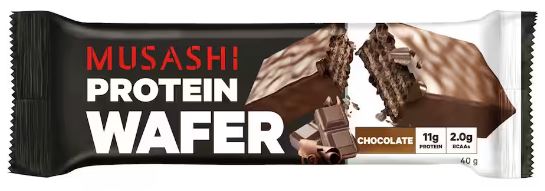 Musashi Protein Wafer Bar 40g - Chocolate x 12ct