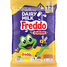 Cadbury Sharepack Freddo With Crunchie - 14 bags per box - 12 bars per bag