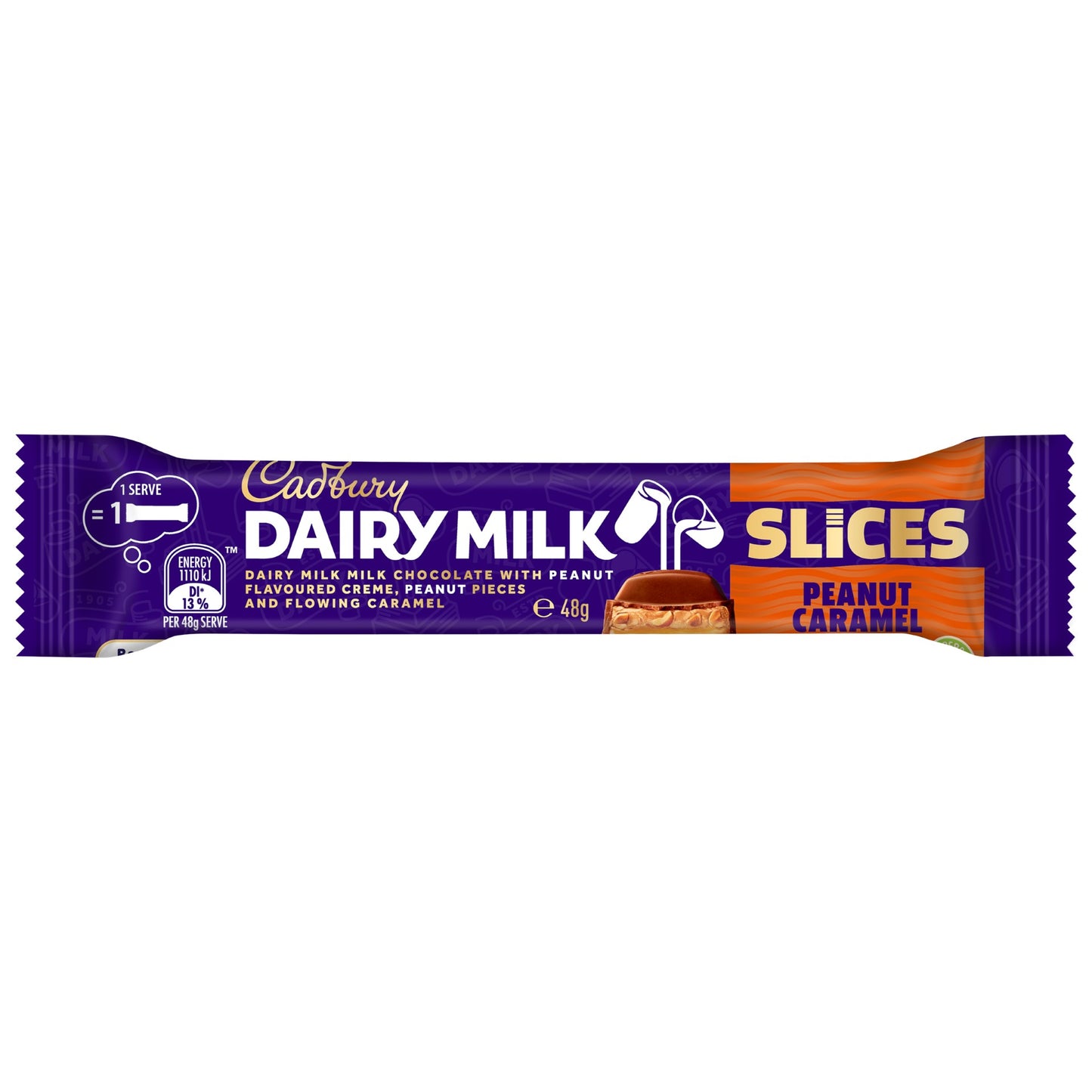 Cadbury 48g Peanut Slices Bar x 48ct