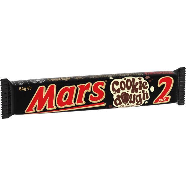 64g Mars Cookie Dough 2 Pak Kingsize x 25ct