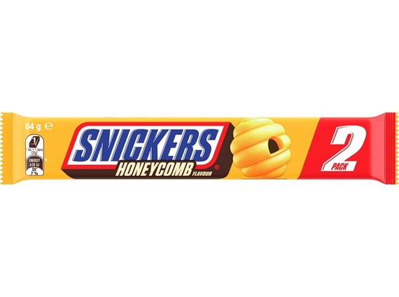 64g Snickers 2 Pak Honeycomb x 25ct