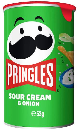 Pringles 53g Sour Cream Onion x12ct