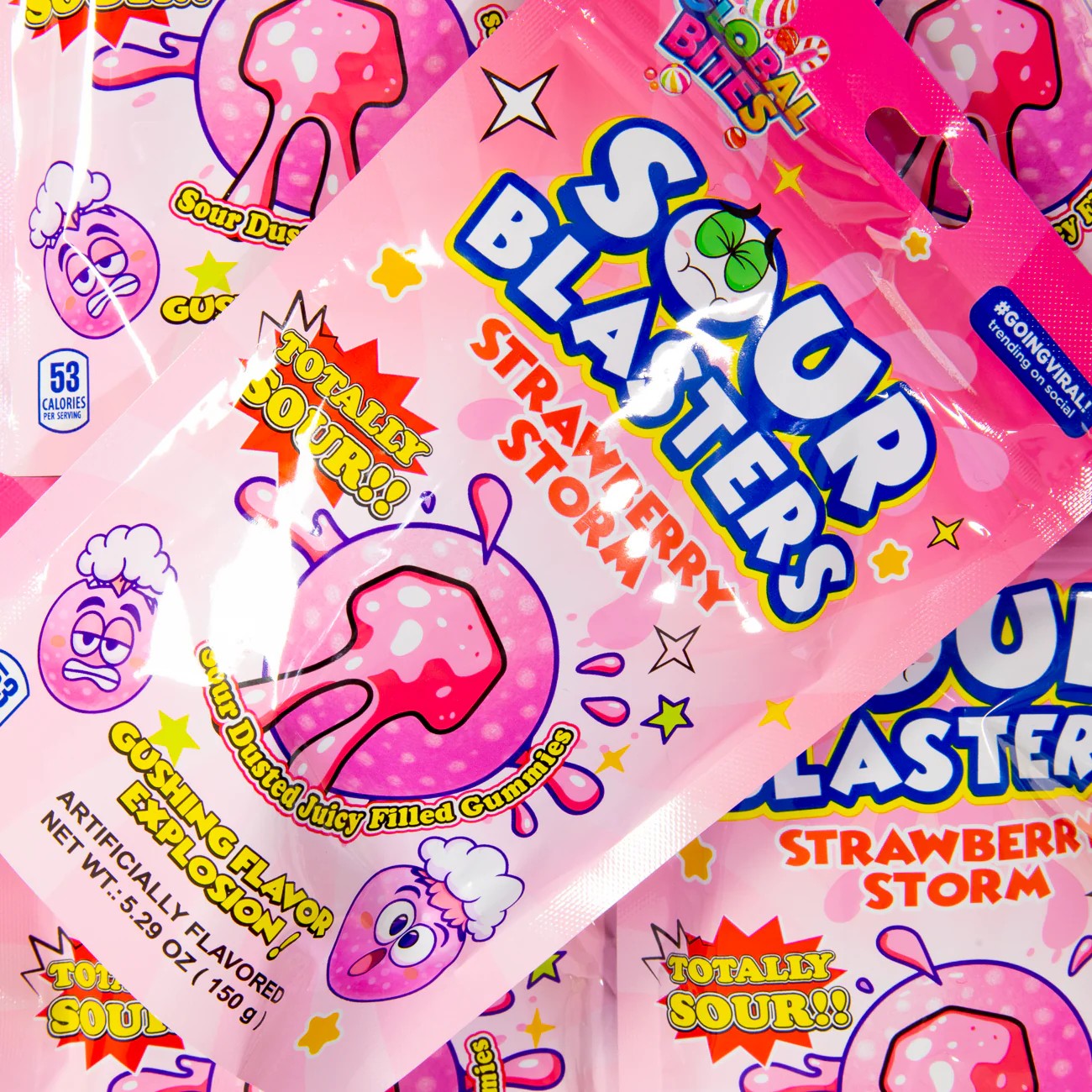Sour Blasters - Strawberry Storm 150g x 24ct