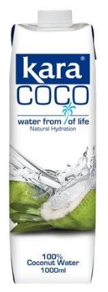 Coconut Water - Natural Kara 1 litre x 12ct