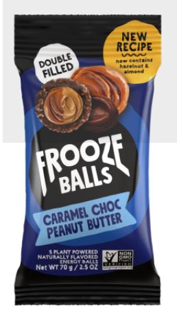 Frooze Balls Caramel Choc Peanut Butter 70g x 20ct