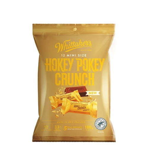 Whittakers Mini Slab - Hokey Pokey 180g x12ct