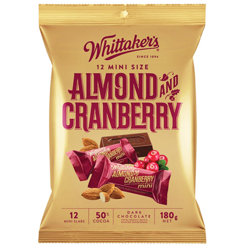 Whittakers Mini Slab - Aramoni, Karani 180g x12ct