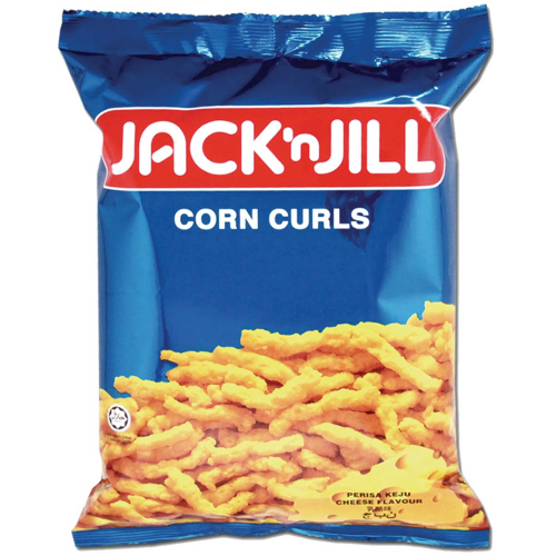 Jack N Jill Corn Curls Cheese 80g x 10ct