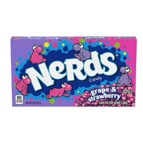 Wonka Nerds 141g Grape and Strawberry x 12ct