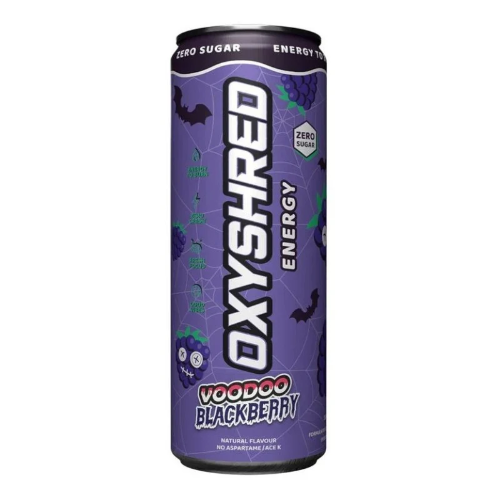 Oxyshred Energy Voodoo Blackberry 355ml x 12ct