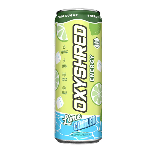 Oxyshred Energy Lime Cooler 355ml x 12ct