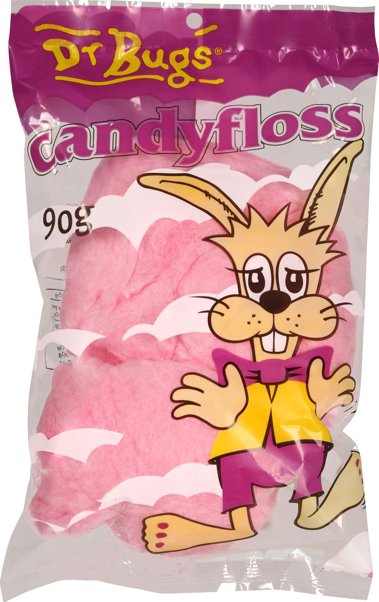 Candy Floss - DR BUGS - Pink 90g x 18ct