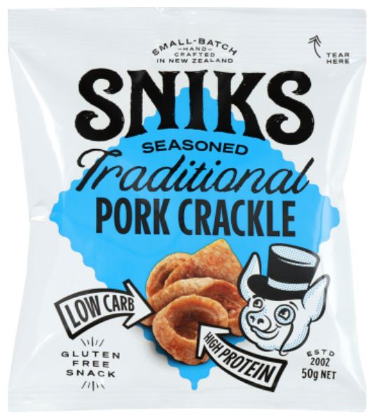 Sniks Pork Crackle 50g x 25ct