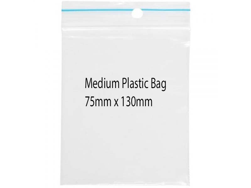 Resealable Lolly Bags 75mm x 130mm x 100ct