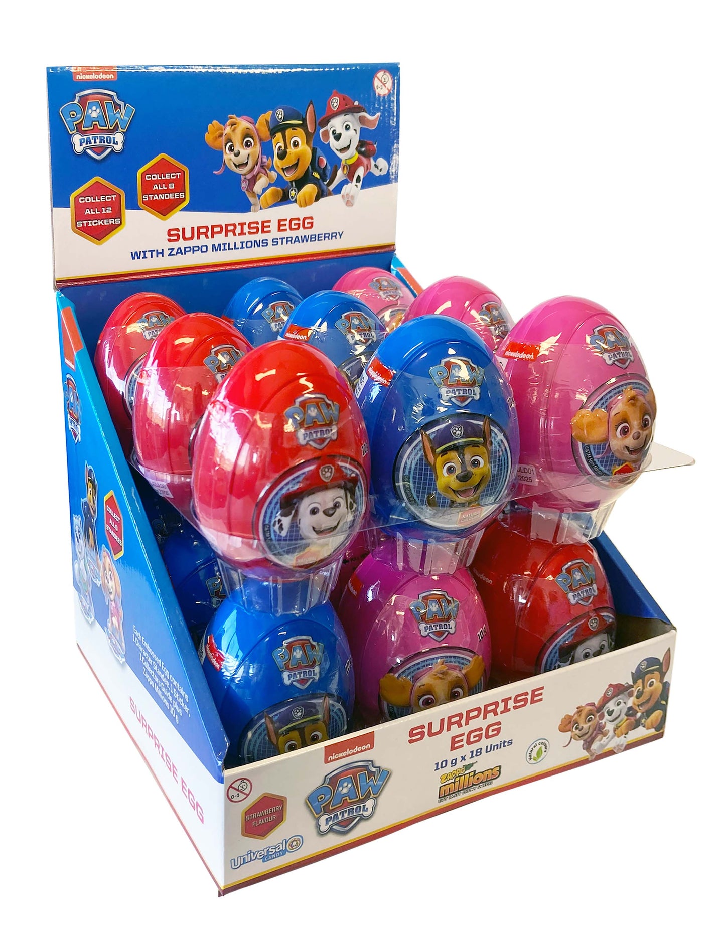 Paw Patrol - Surprise Egg 10g x 18ct