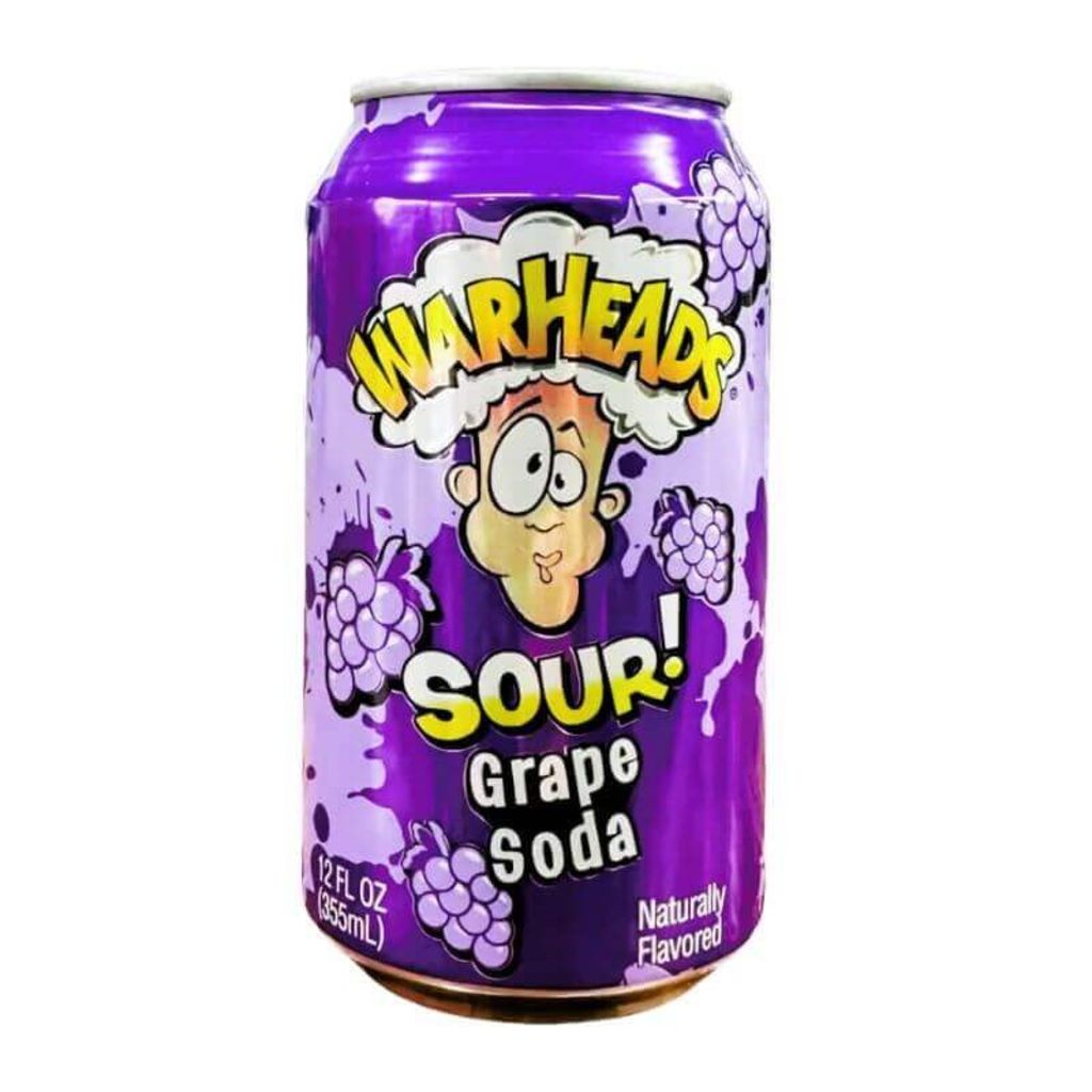 Warheads Sour Grape 355ml x 12ct