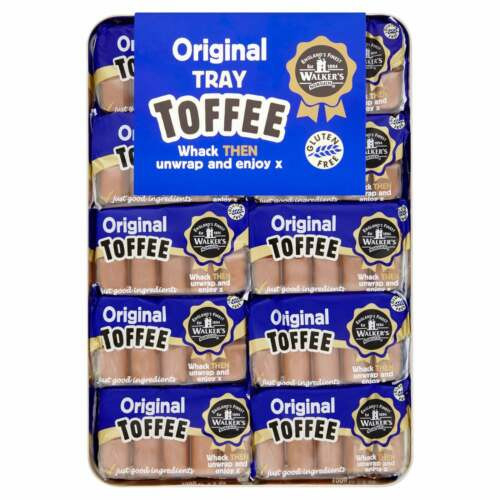 Walkers Original Toffees 10x 100g x 10ct