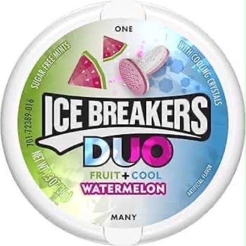 Ice Breakers Duo Watermelon And Mint 42.5g x 8ct