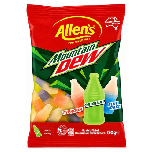 Allens Mountain Dew 190g x 12ct