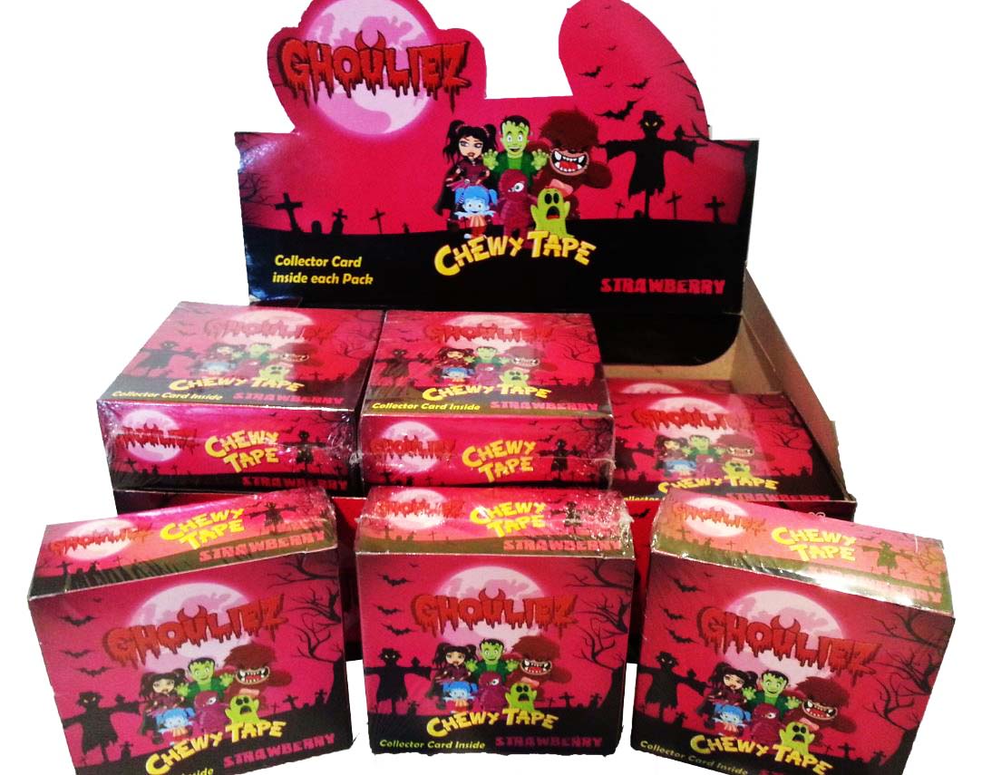 Ghouliez Chewy Tape Strawberry 85g x 12ct