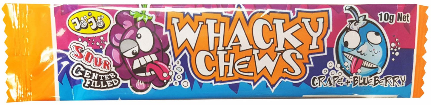 Whacky Chews Grape and Blueberry 10g x 60ct