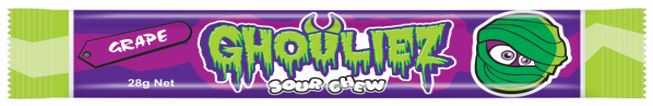 Ghouliez Sour Chews - Grape 28g x 72ct