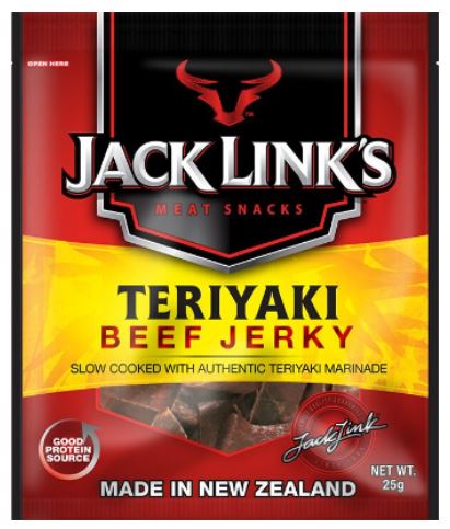Jack Links 100g Beef Jerky Teriyaki EACH