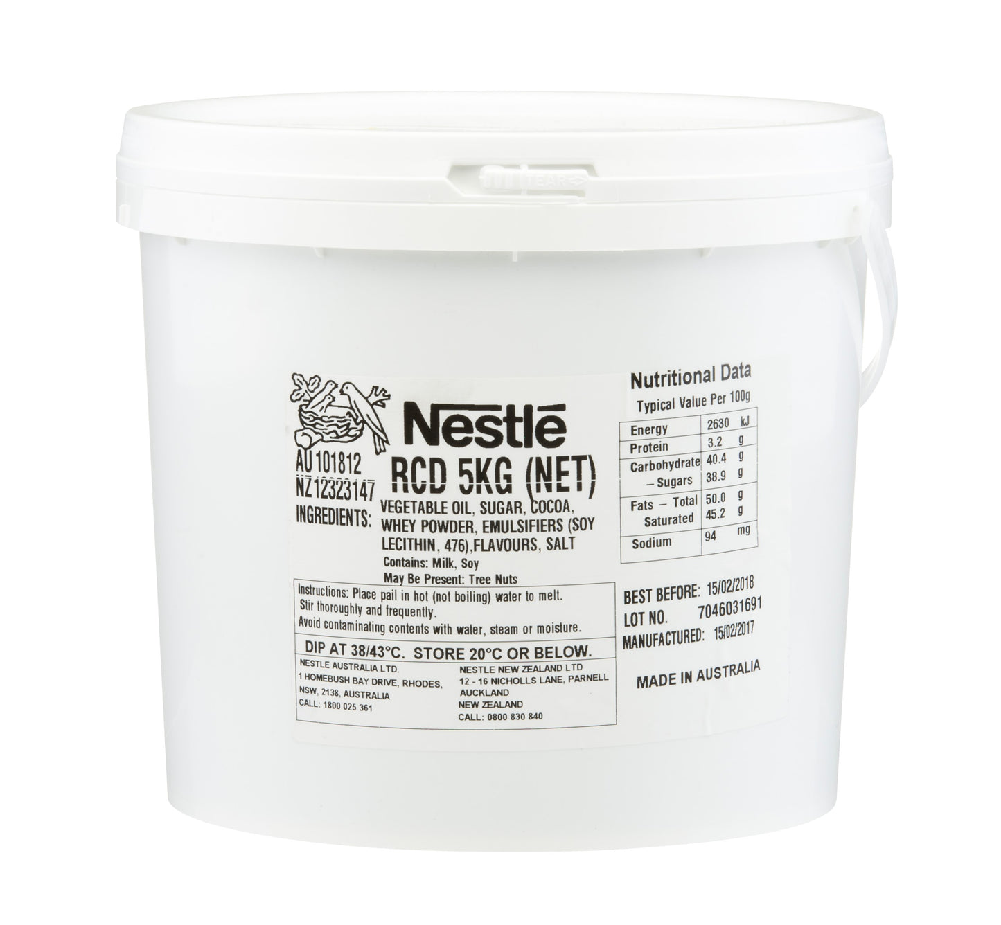 Nestle Ice Cream Dip 5kg