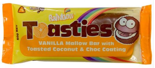 Rainbow Toasties 50g x 25ct