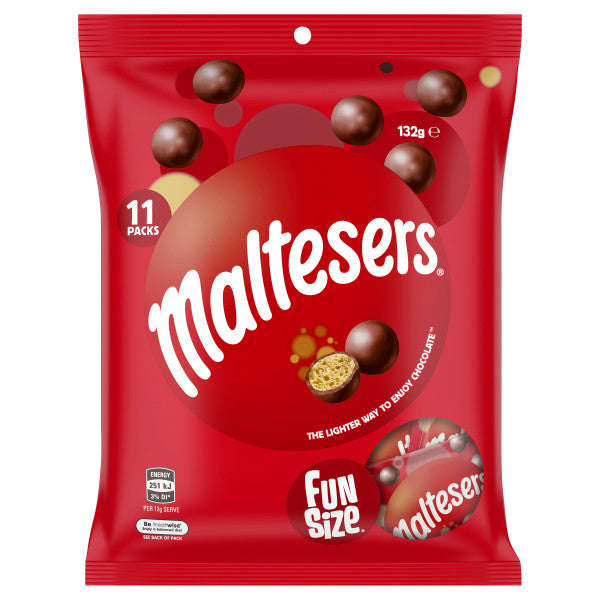 Sharepack Maltesers Funsize - 12 bags per box - 11 pkts per bag