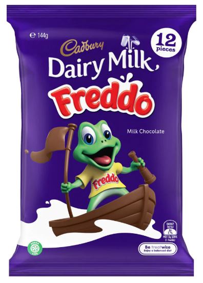 Cadbury Sharepack Freddo - 14 bags per box - 12 bars per bag