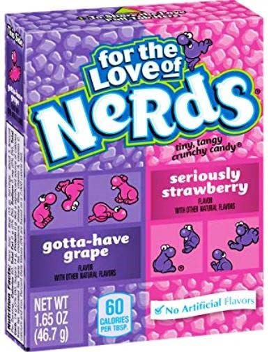 Wonka Nerds 46.7g Grape and Strawberry x 36ct