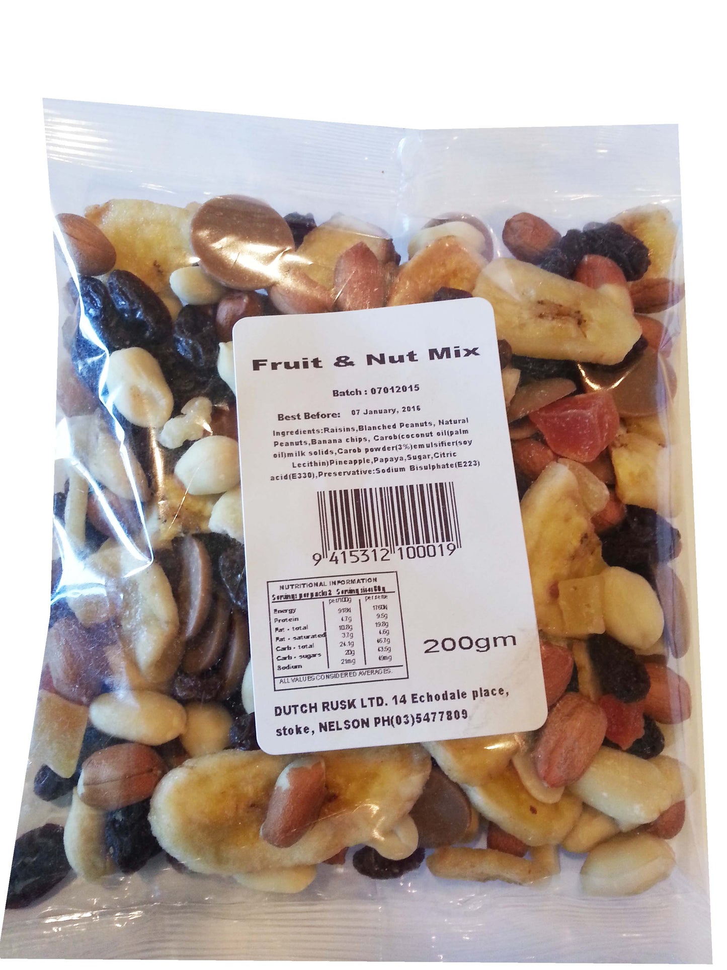 Fruit Nut Mix 200g x 24ct