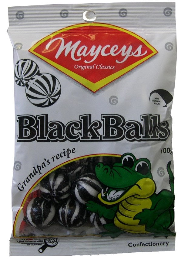 Mayceys Handy Bag 100g Blackballs x 10ct