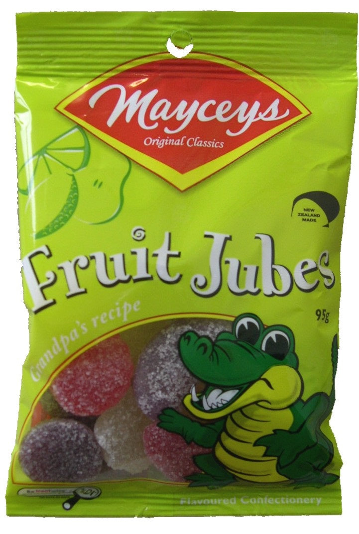 Mayceys Handy Bag 95g Fruit Jubes x 10ct