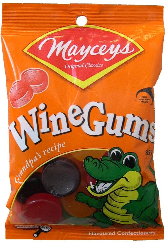 Mayceys Handy Bag 85g Wine Gums x 10ct