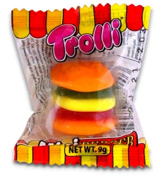 Trolli Mini Burger 9g x 60ct
