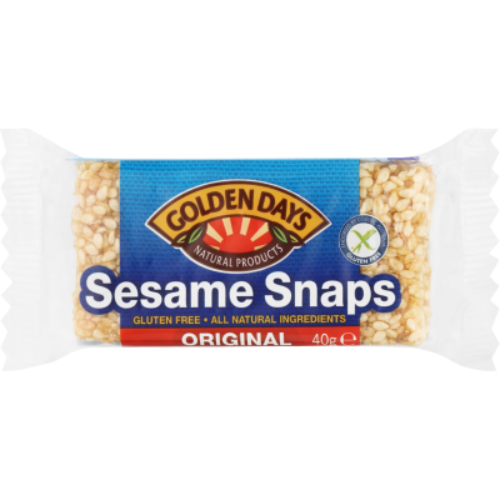 Golden Day Sesame Snaps Taketake 40 karamu x 24 pūhui