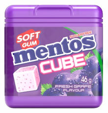 Mentos Cube Gum Ice Grape 46g x 4ct