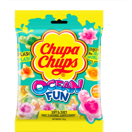 Chupa Chups Ocean Fun 150g x 12ct