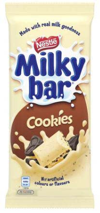 Nestle Block - Milky Bar Cookies 170g x 12ct