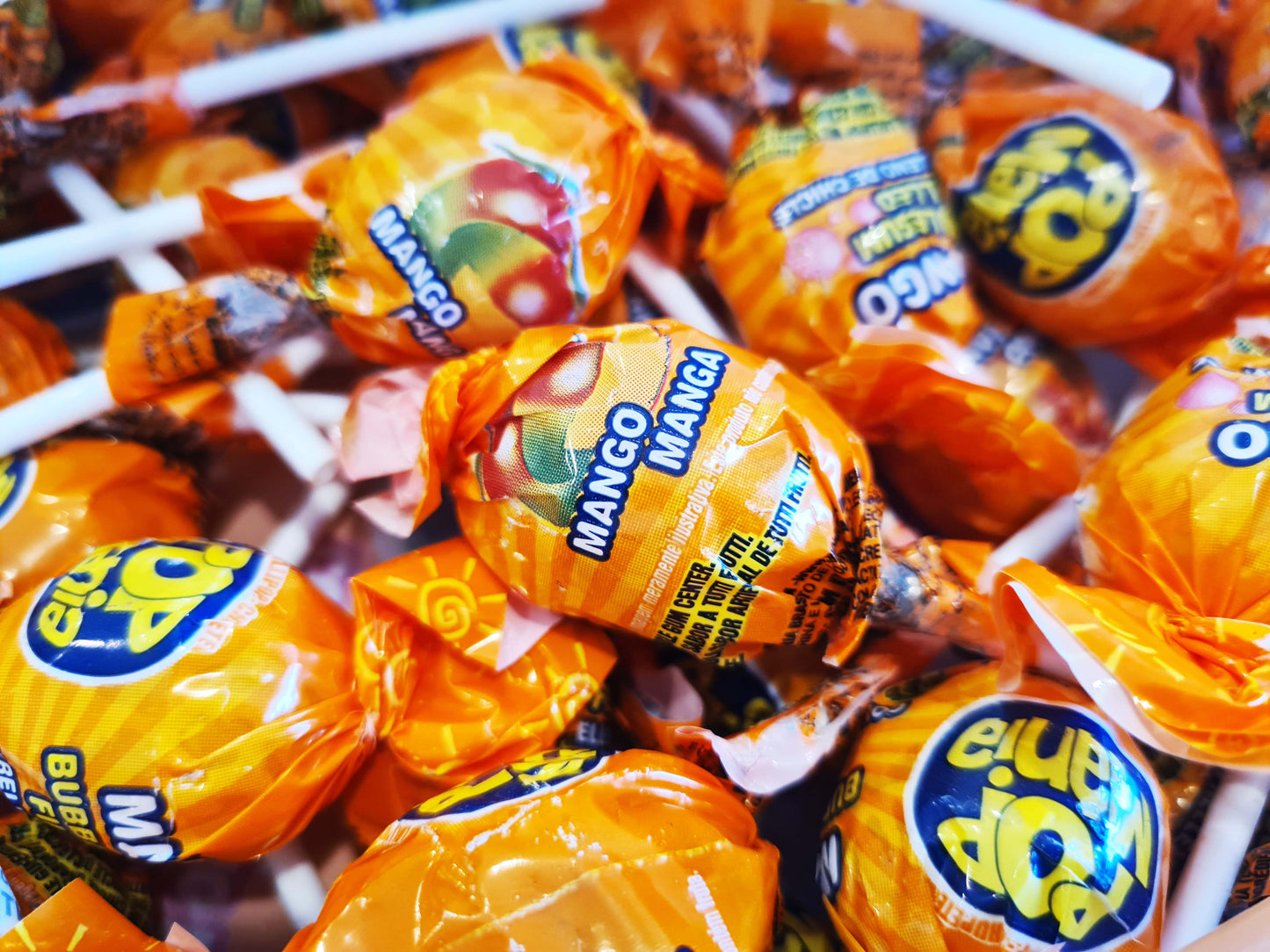 Pop Mania Lollipops 14g - Mango x 48ct
