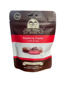 Potter Brothers 130g - Raspberry Creams x 10ct