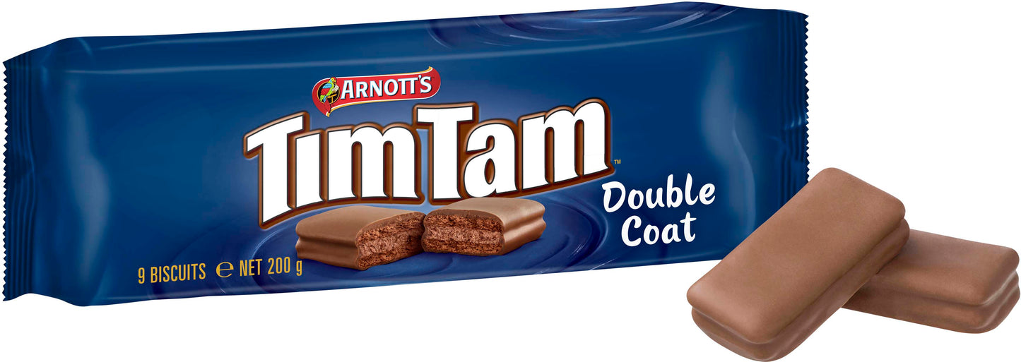 Arnotts Tim Tam Double Coated 200g x 24ct