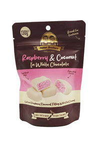 Potter Brothers 130g - White Choc Raspberry Coconut x 10ct